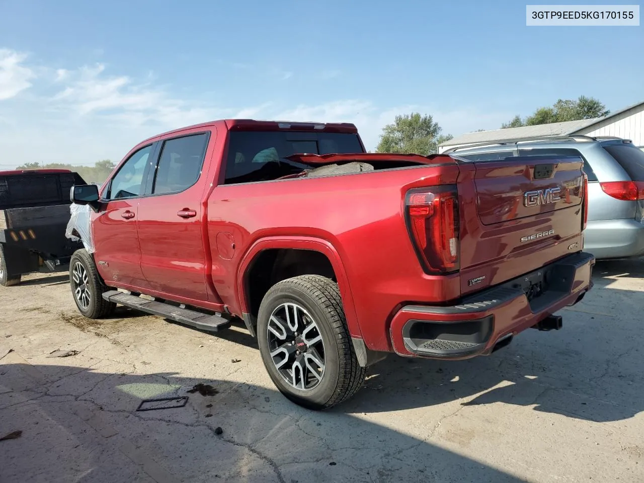 2019 GMC Sierra K1500 At4 VIN: 3GTP9EED5KG170155 Lot: 71070894