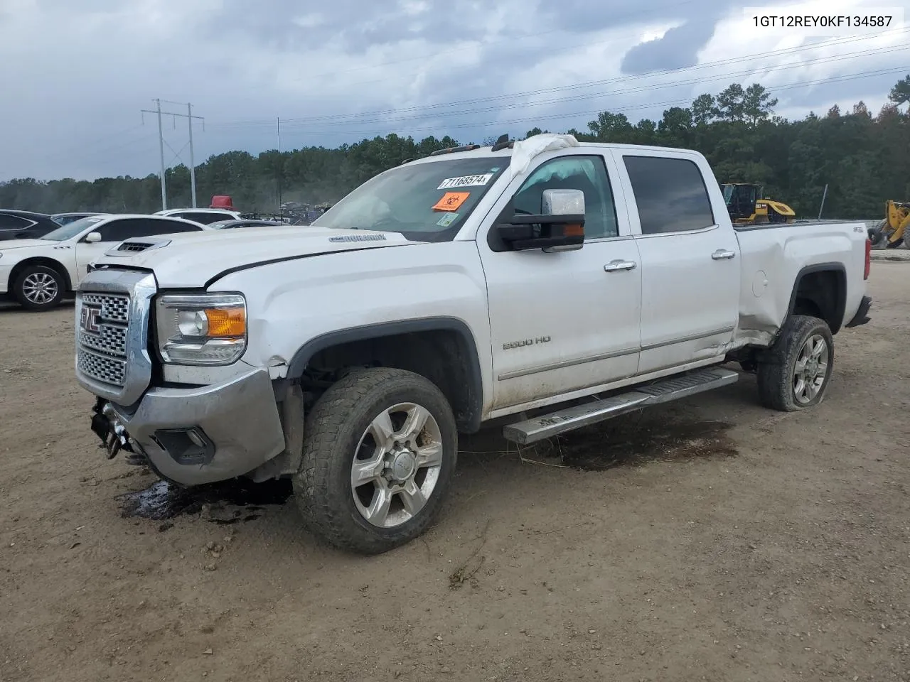 2019 GMC Sierra K2500 Slt VIN: 1GT12REY0KF134587 Lot: 71168574