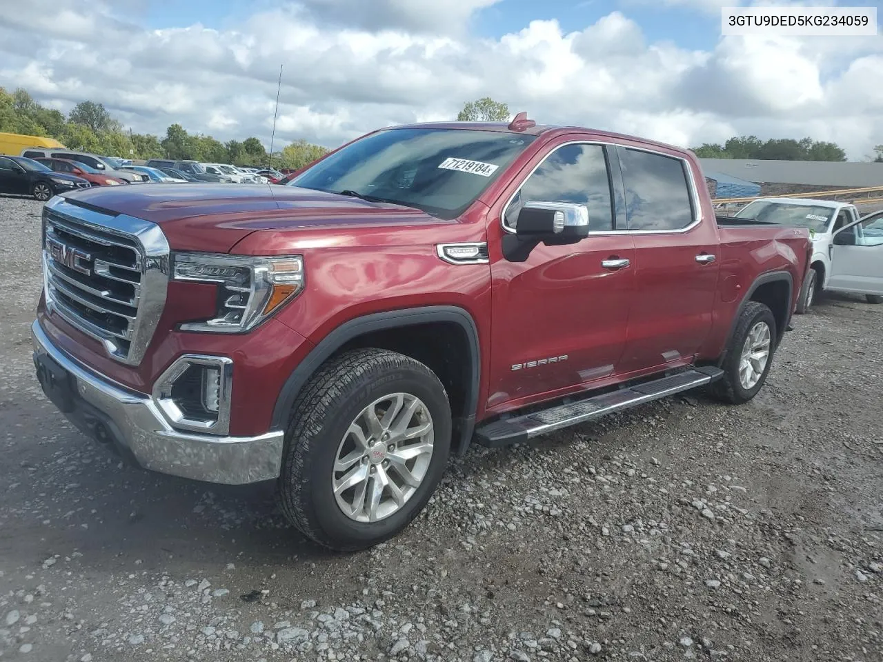 3GTU9DED5KG234059 2019 GMC Sierra K1500 Slt