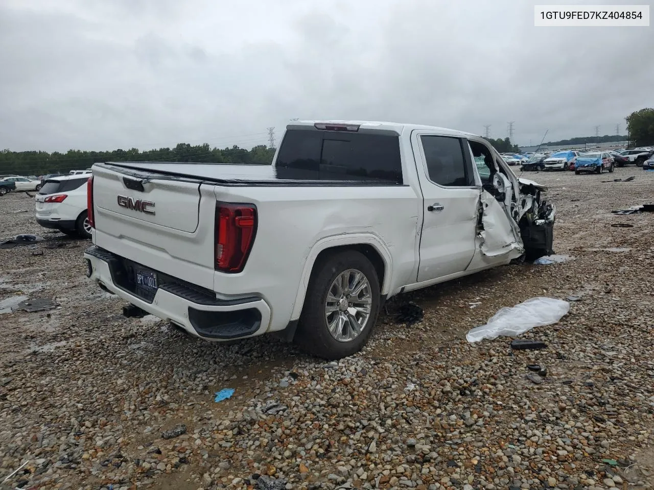 2019 GMC Sierra K1500 Denali VIN: 1GTU9FED7KZ404854 Lot: 71400714