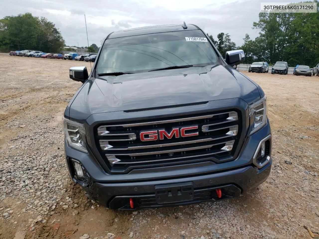 2019 GMC Sierra K1500 At4 VIN: 3GTP9EEL6KG171290 Lot: 71501764