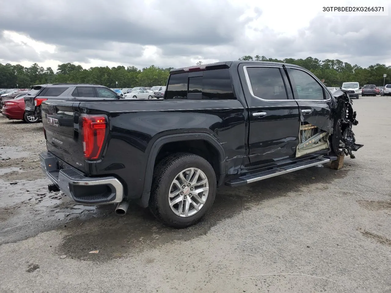 2019 GMC Sierra C1500 Slt VIN: 3GTP8DED2KG266371 Lot: 71545234