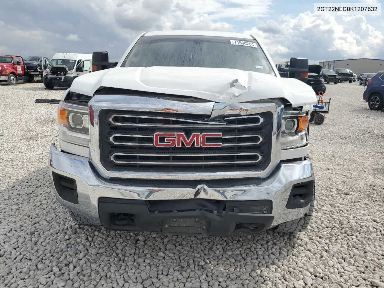 2019 GMC Sierra K2500 Heavy Duty VIN: 2GT22NEG0K1207632 Lot: 71580264