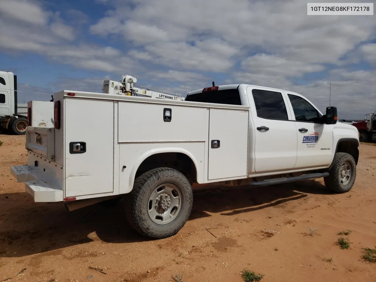 2019 GMC Sierra K2500 Heavy Duty VIN: 1GT12NEG8KF172178 Lot: 71598994