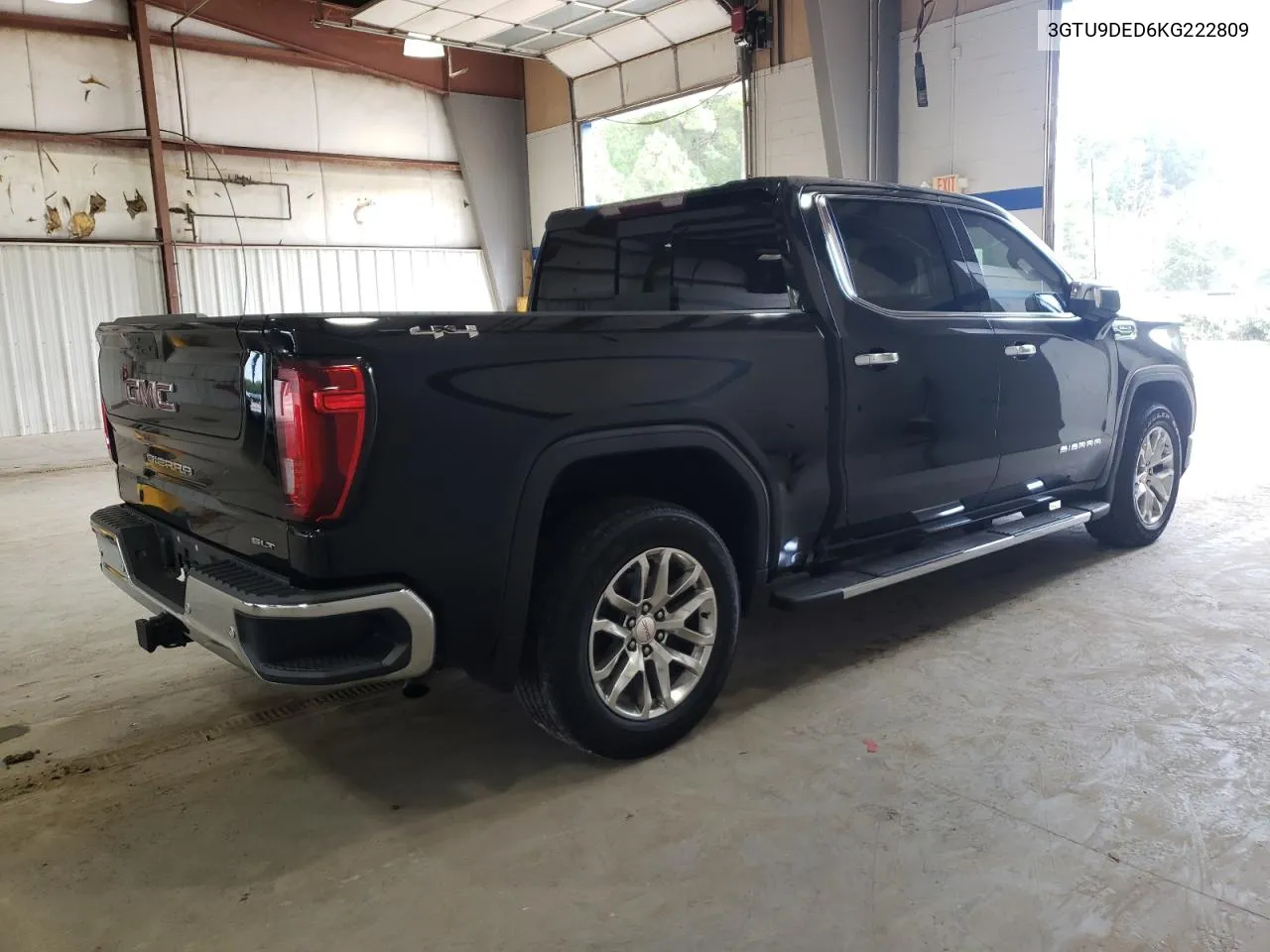 2019 GMC Sierra K1500 Slt VIN: 3GTU9DED6KG222809 Lot: 71638324