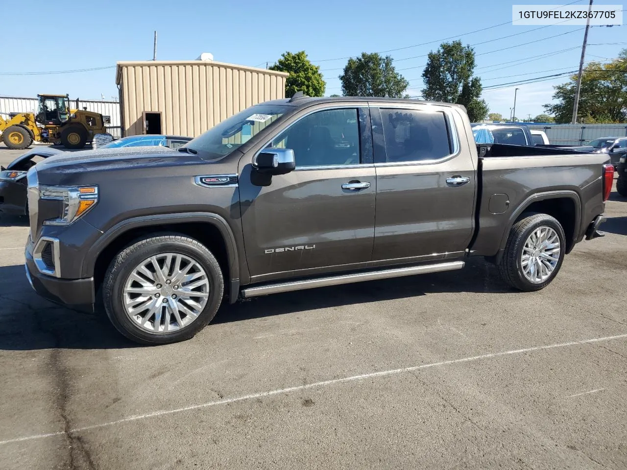 1GTU9FEL2KZ367705 2019 GMC Sierra K1500 Denali