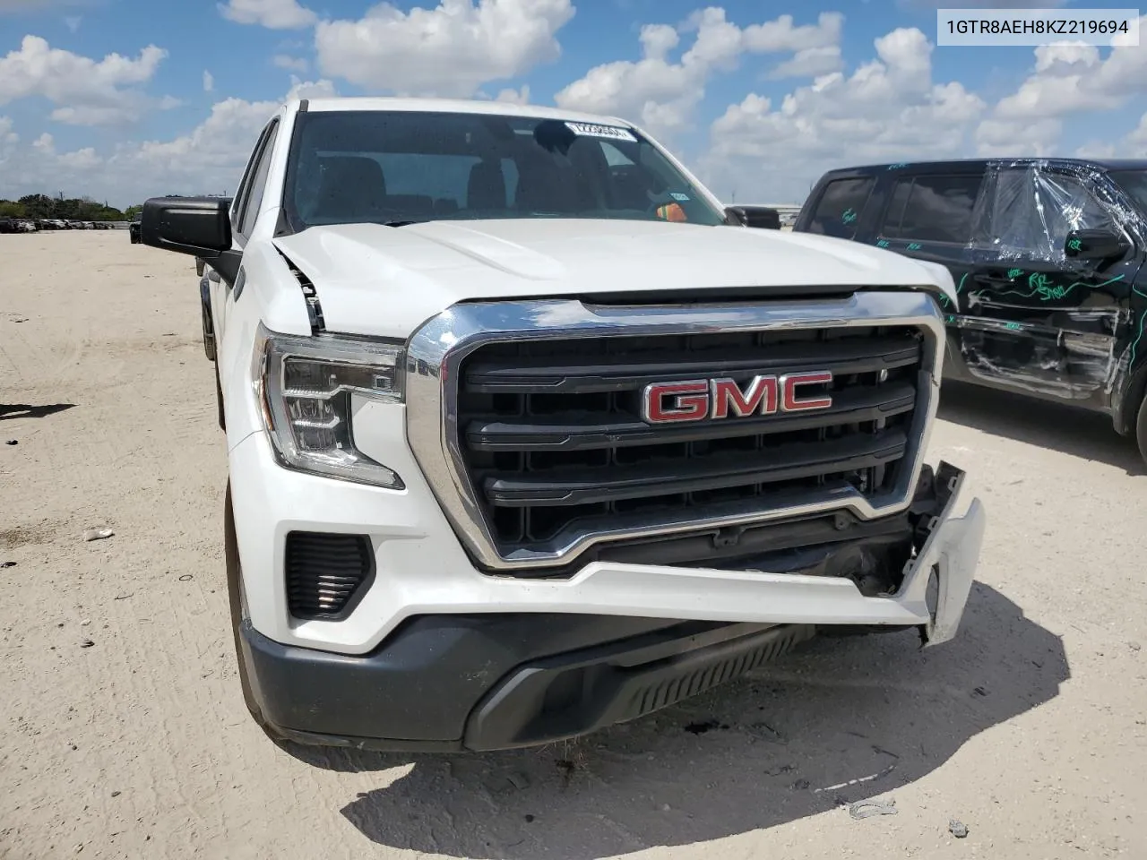 2019 GMC Sierra C1500 VIN: 1GTR8AEH8KZ219694 Lot: 72238504