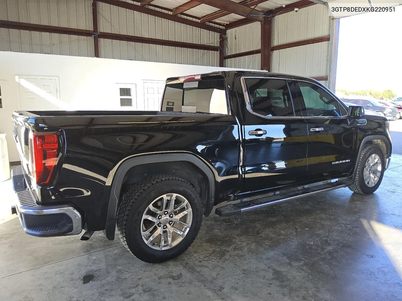 2019 GMC Sierra C1500 Slt VIN: 3GTP8DEDXKG220951 Lot: 72377084