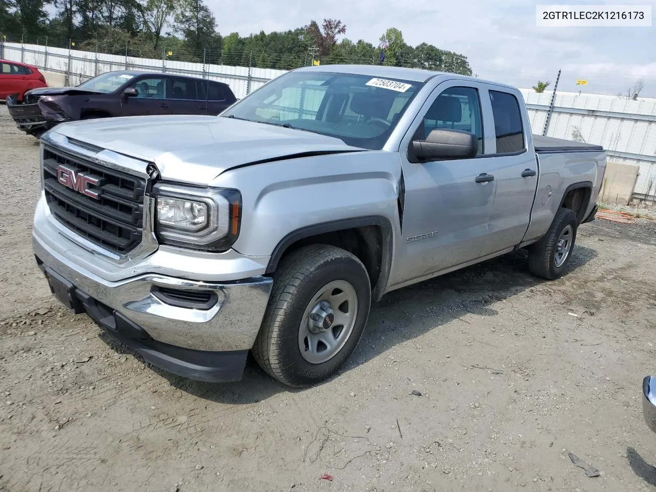 2019 GMC Sierra Limited C1500 VIN: 2GTR1LEC2K1216173 Lot: 72503704