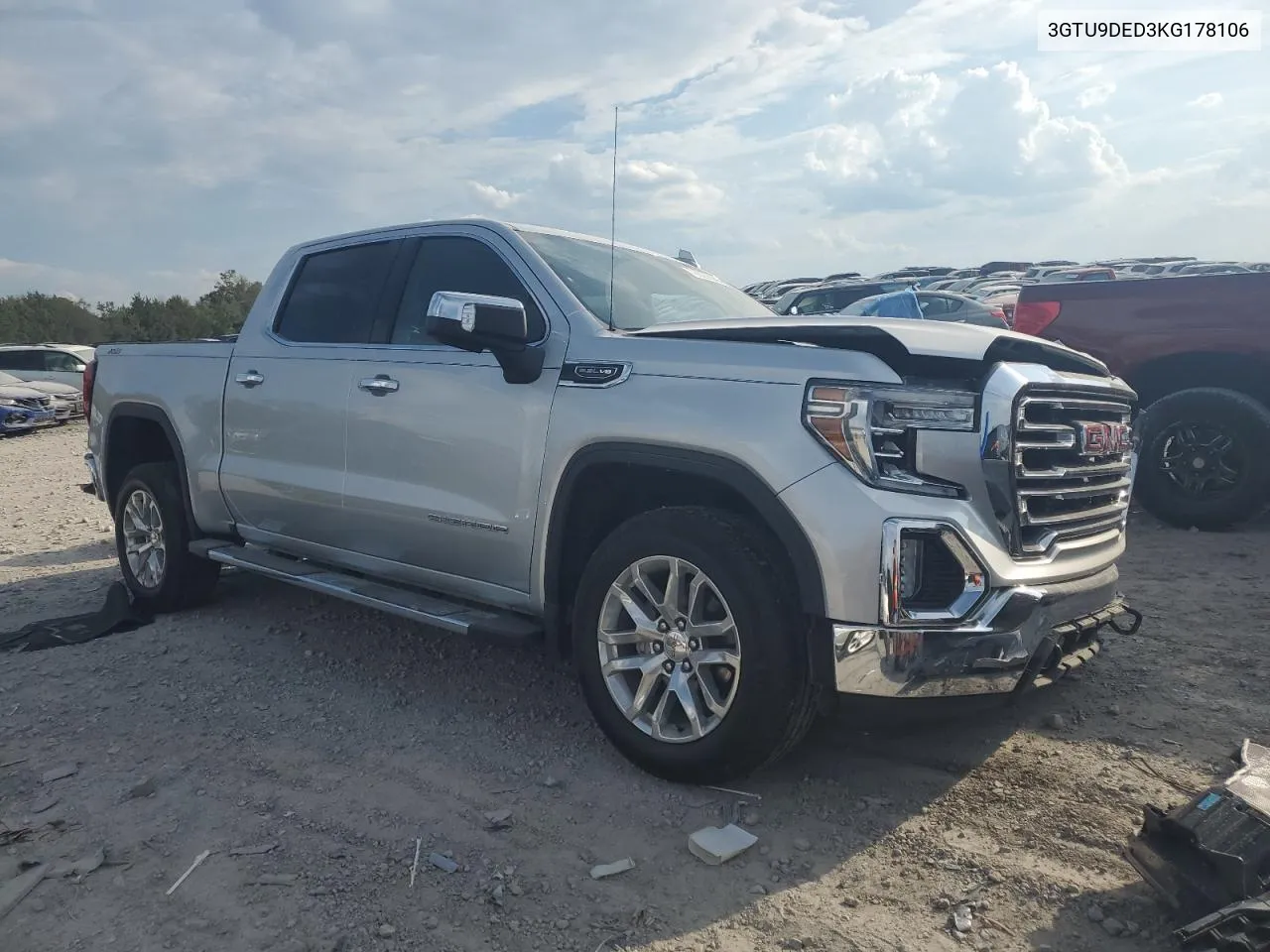 3GTU9DED3KG178106 2019 GMC Sierra K1500 Slt