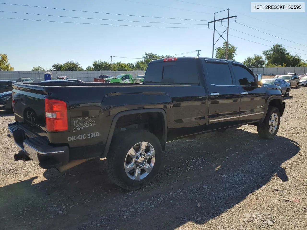 2019 GMC Sierra K2500 Slt VIN: 1GT12REG3KF150595 Lot: 72632704