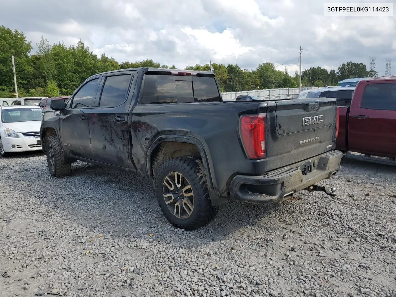 2019 GMC Sierra K1500 At4 VIN: 3GTP9EEL0KG114423 Lot: 72795204