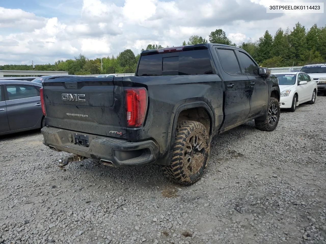 2019 GMC Sierra K1500 At4 VIN: 3GTP9EEL0KG114423 Lot: 72795204