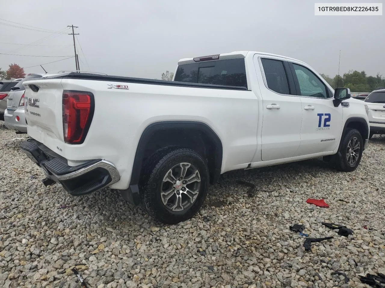 1GTR9BED8KZ226435 2019 GMC Sierra K1500 Sle