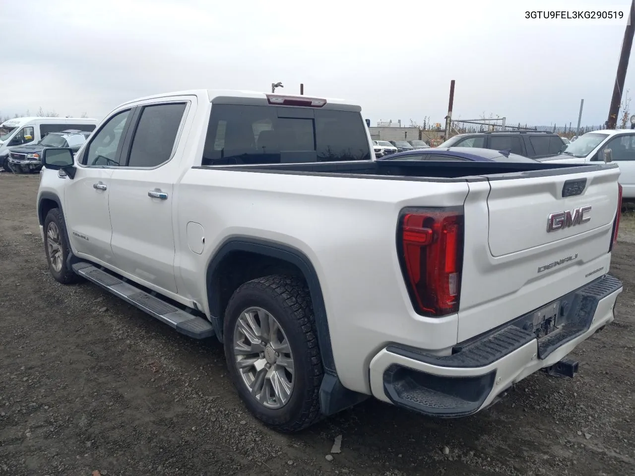 2019 GMC Sierra K1500 Denali VIN: 3GTU9FEL3KG290519 Lot: 72942814