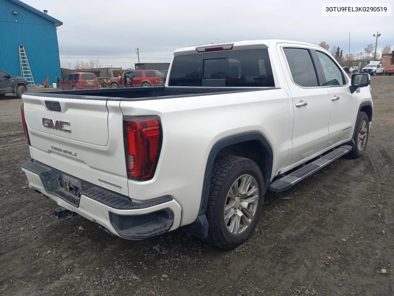 2019 GMC Sierra K1500 Denali VIN: 3GTU9FEL3KG290519 Lot: 72942814