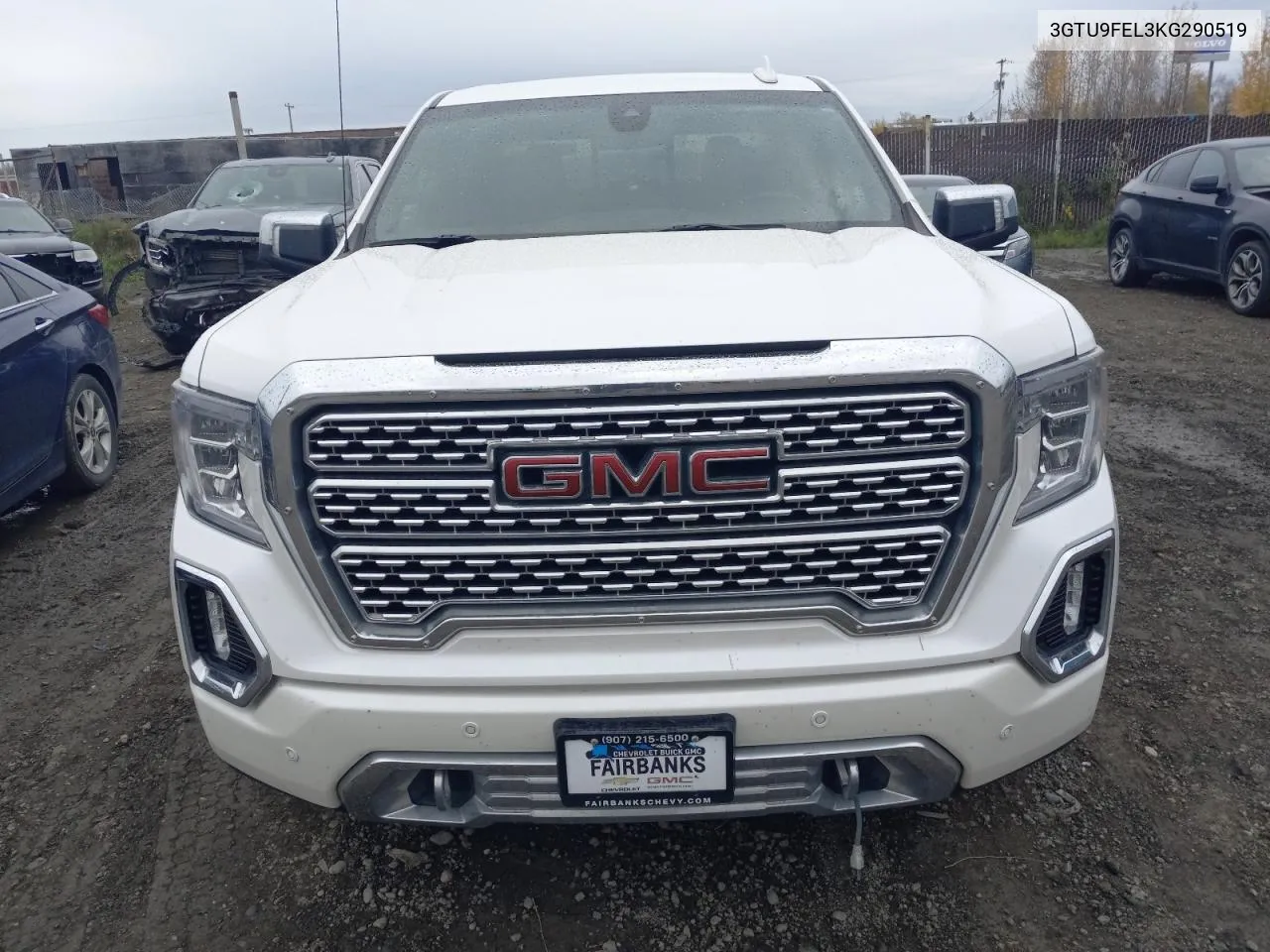 2019 GMC Sierra K1500 Denali VIN: 3GTU9FEL3KG290519 Lot: 72942814