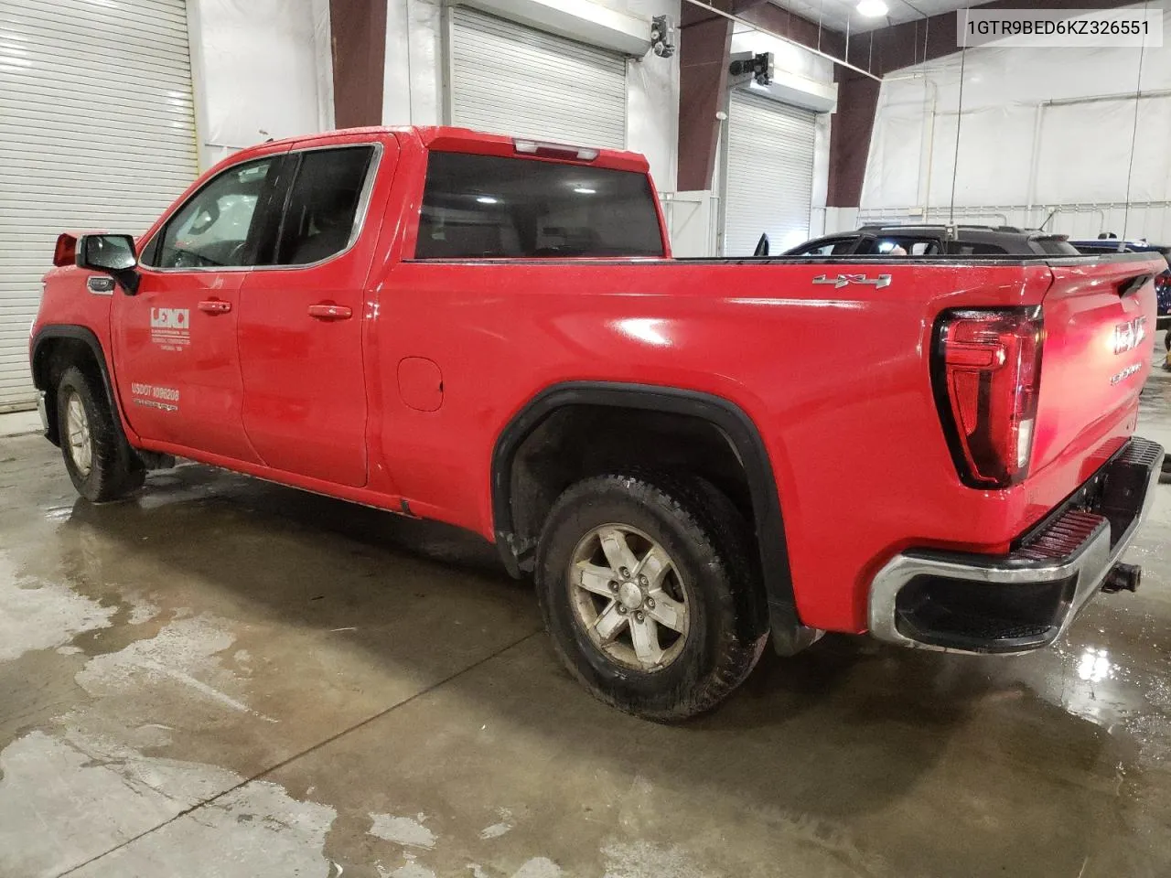 2019 GMC Sierra K1500 Sle VIN: 1GTR9BED6KZ326551 Lot: 72974734