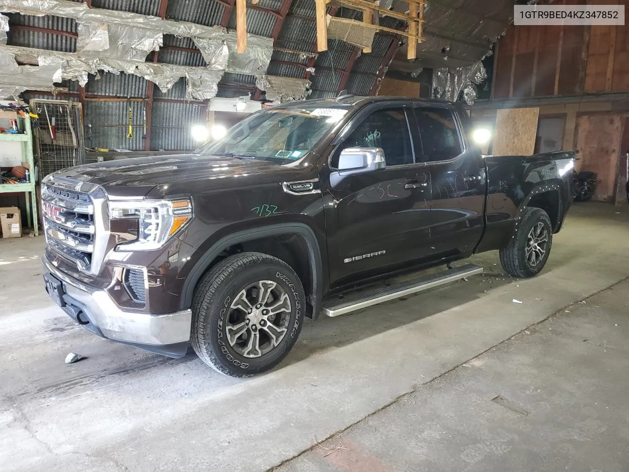 2019 GMC Sierra K1500 Sle VIN: 1GTR9BED4KZ347852 Lot: 73305134