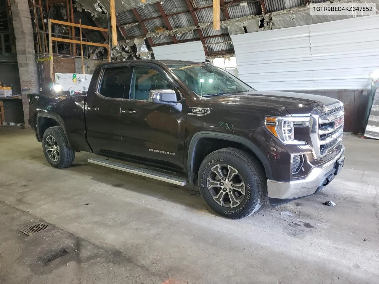 1GTR9BED4KZ347852 2019 GMC Sierra K1500 Sle