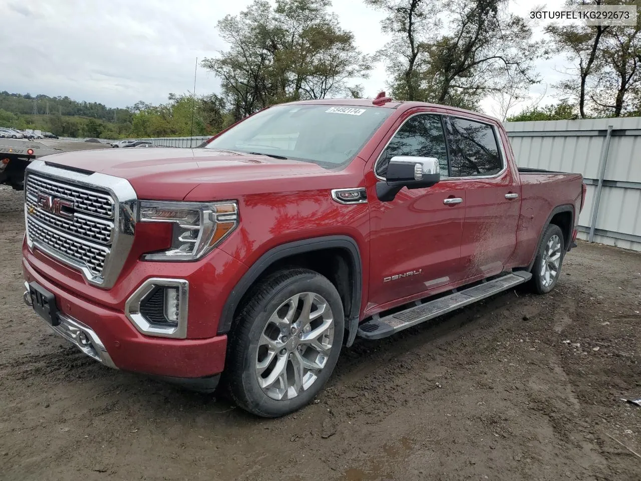 2019 GMC Sierra K1500 Denali VIN: 3GTU9FEL1KG292673 Lot: 73492174