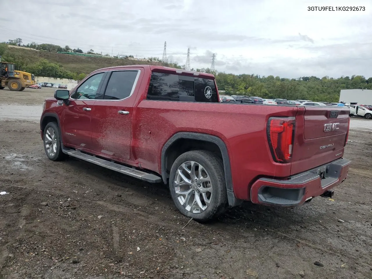 2019 GMC Sierra K1500 Denali VIN: 3GTU9FEL1KG292673 Lot: 73492174