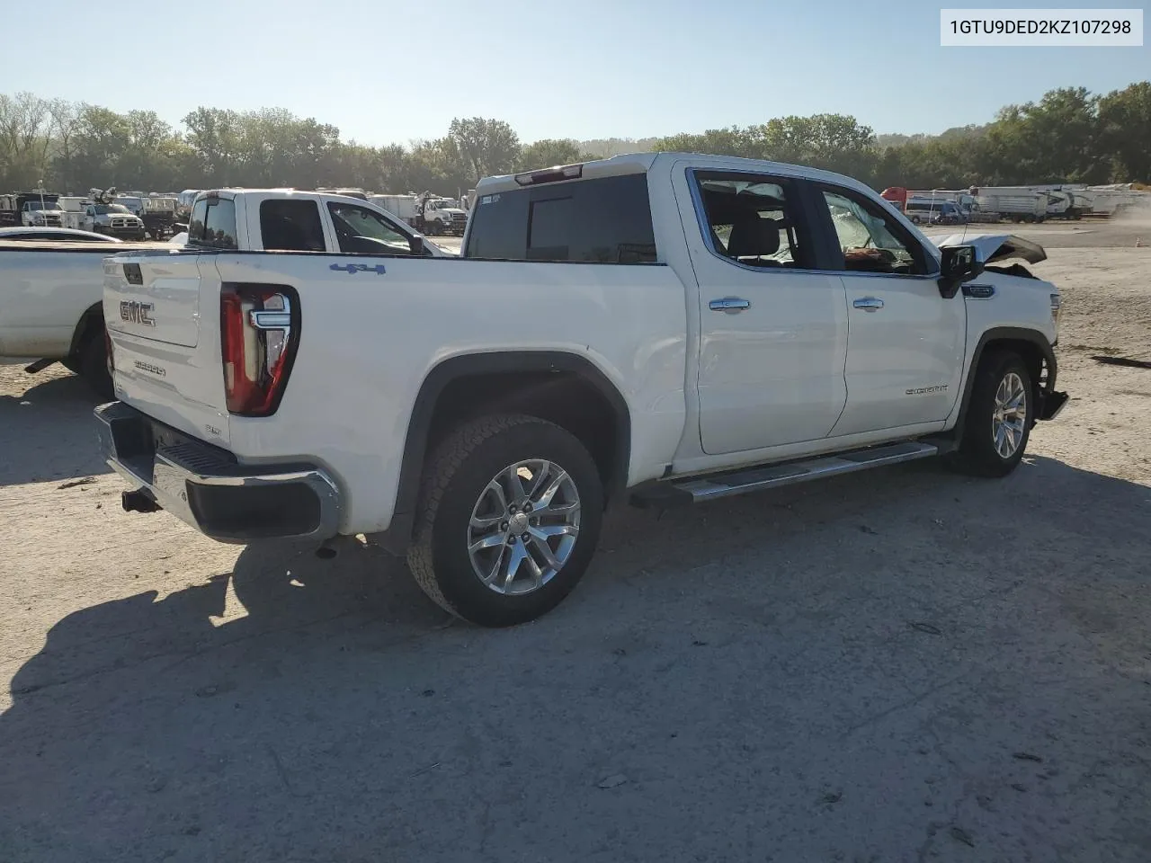 2019 GMC Sierra K1500 Slt VIN: 1GTU9DED2KZ107298 Lot: 73567424