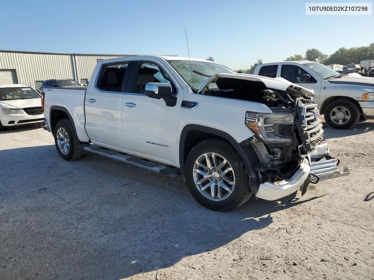 2019 GMC Sierra K1500 Slt VIN: 1GTU9DED2KZ107298 Lot: 73567424