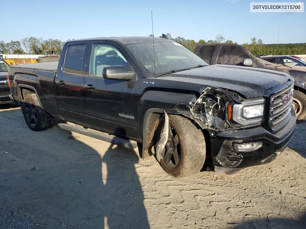 2019 GMC Sierra Limited K1500 VIN: 2GTV2LEC0K1215700 Lot: 73591264