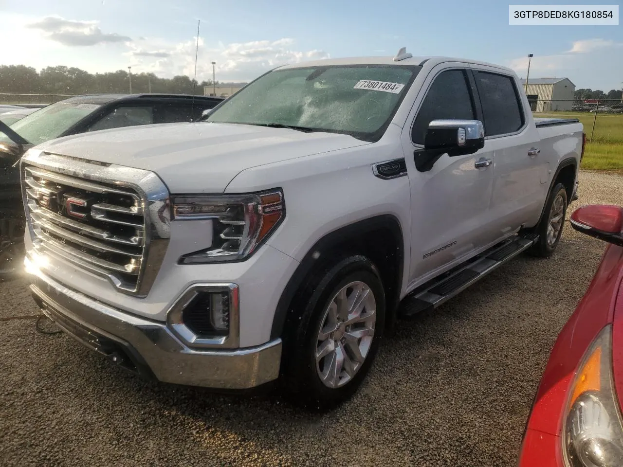 2019 GMC Sierra C1500 Slt VIN: 3GTP8DED8KG180854 Lot: 73801484