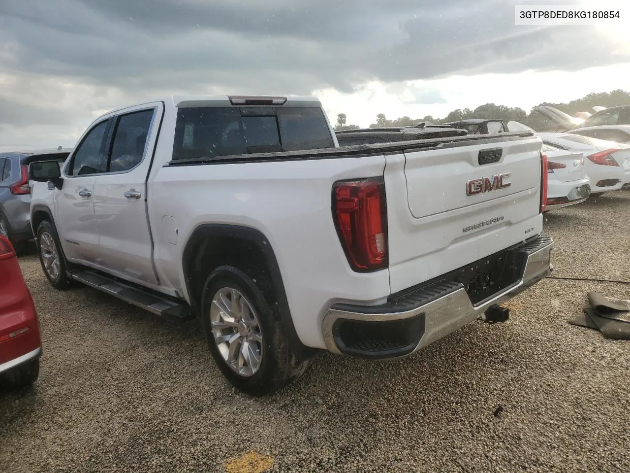 2019 GMC Sierra C1500 Slt VIN: 3GTP8DED8KG180854 Lot: 73801484