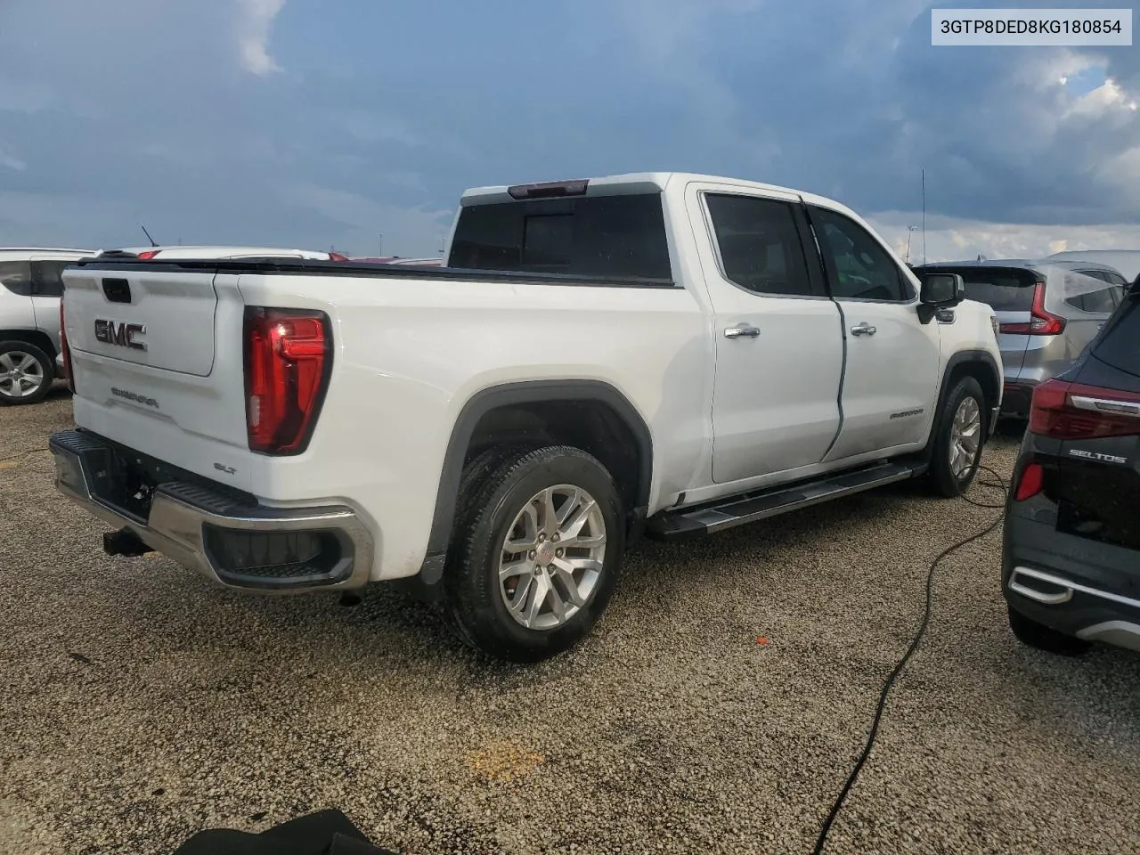 2019 GMC Sierra C1500 Slt VIN: 3GTP8DED8KG180854 Lot: 73801484