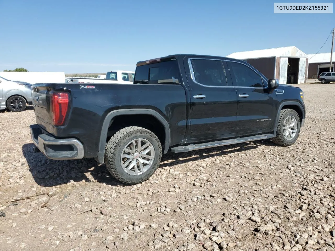 2019 GMC Sierra K1500 Slt VIN: 1GTU9DED2KZ155321 Lot: 73872524