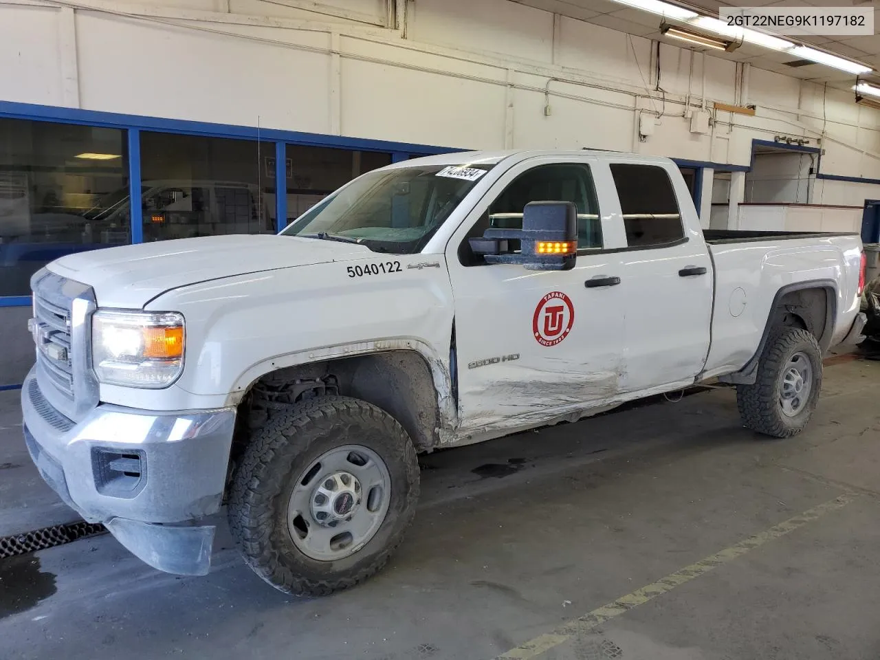 2019 GMC Sierra K2500 Heavy Duty VIN: 2GT22NEG9K1197182 Lot: 74206934