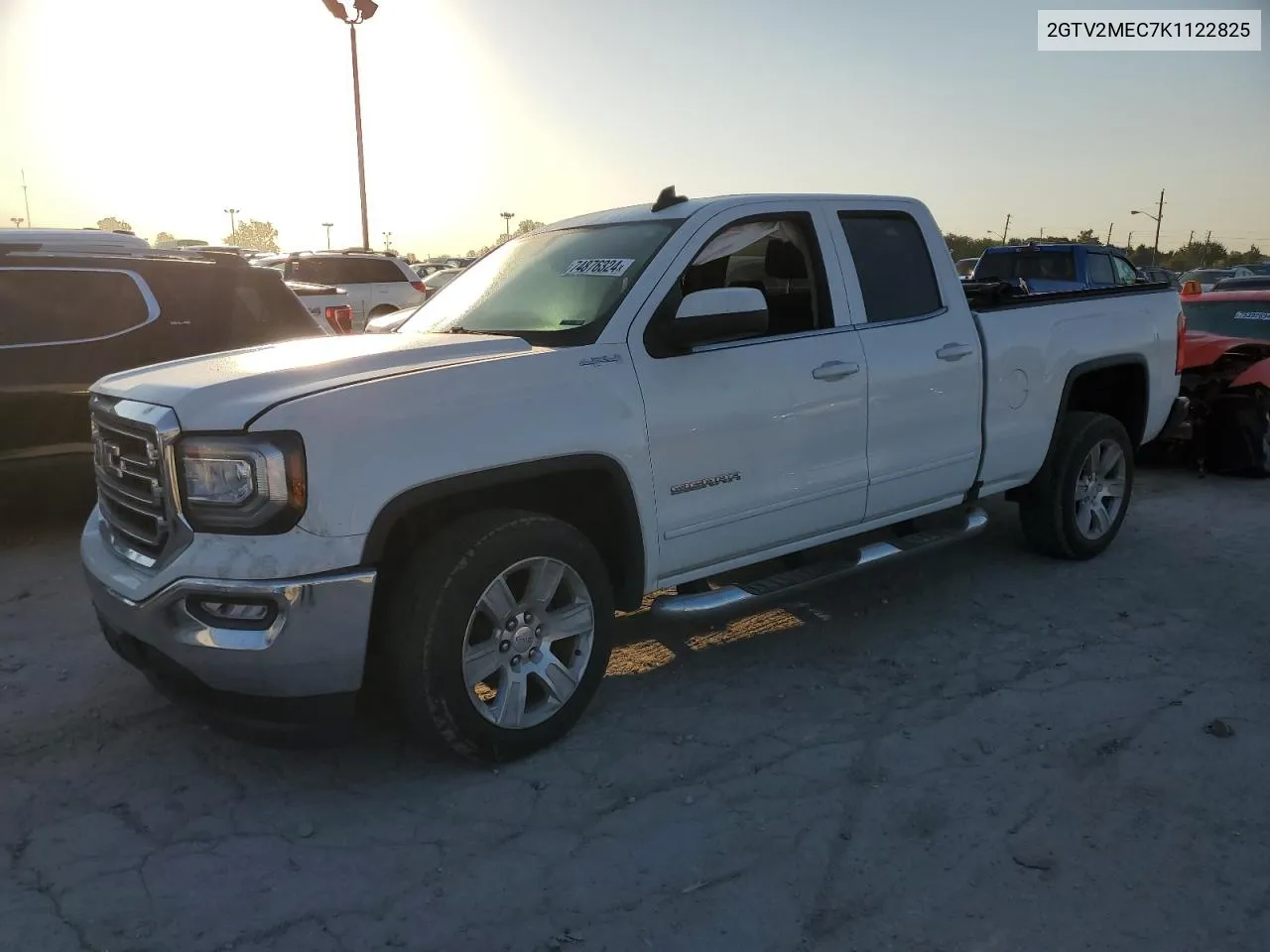 2019 GMC Sierra Limited K1500 Sle VIN: 2GTV2MEC7K1122825 Lot: 74876324