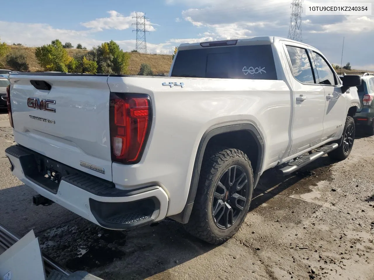 2019 GMC Sierra K1500 Elevation VIN: 1GTU9CED1KZ240354 Lot: 74978024