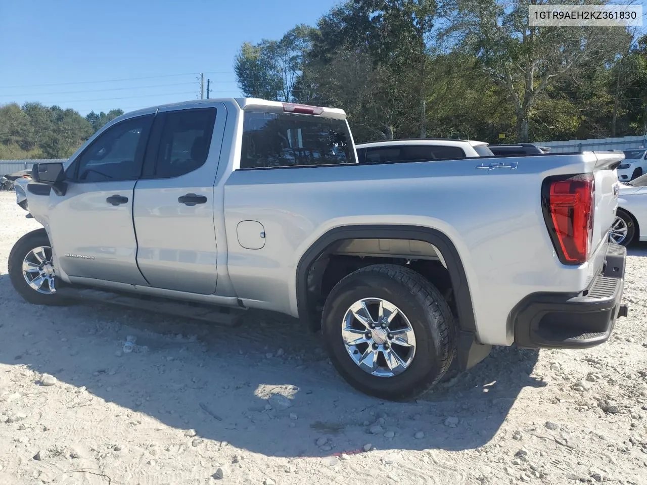 2019 GMC Sierra K1500 VIN: 1GTR9AEH2KZ361830 Lot: 75009964