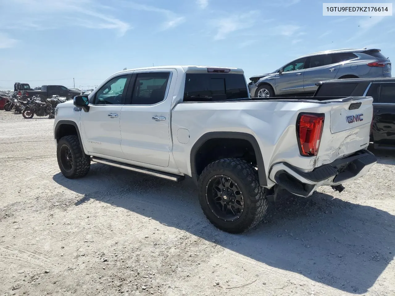 2019 GMC Sierra K1500 Denali VIN: 1GTU9FED7KZ176614 Lot: 75017734