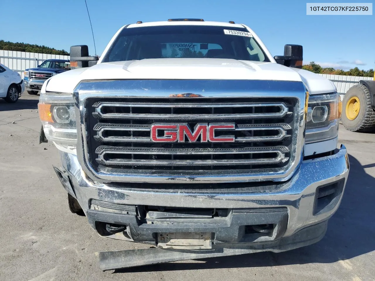 2019 GMC Sierra K3500 VIN: 1GT42TCG7KF225750 Lot: 75339294