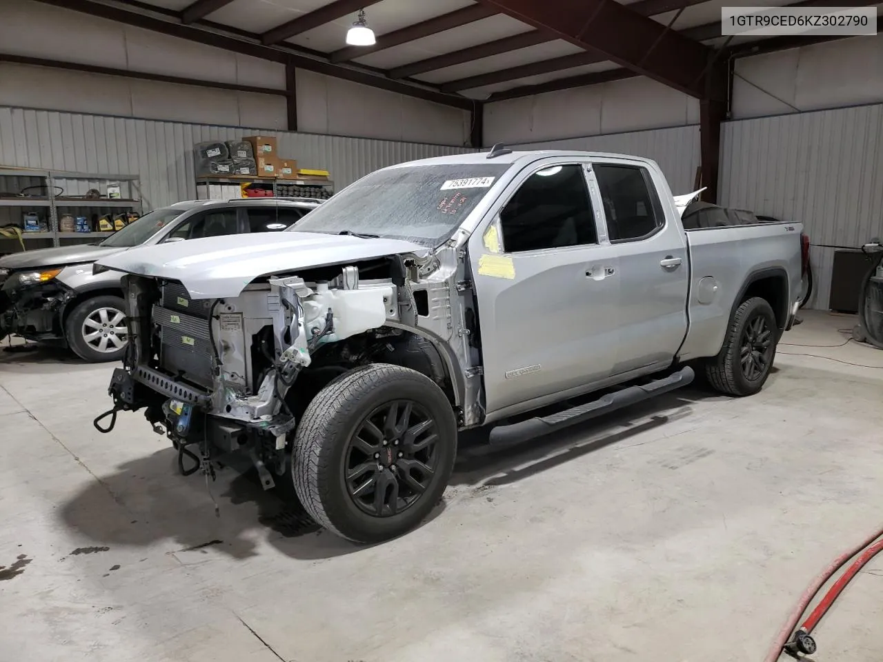 2019 GMC Sierra K1500 Elevation VIN: 1GTR9CED6KZ302790 Lot: 75391774