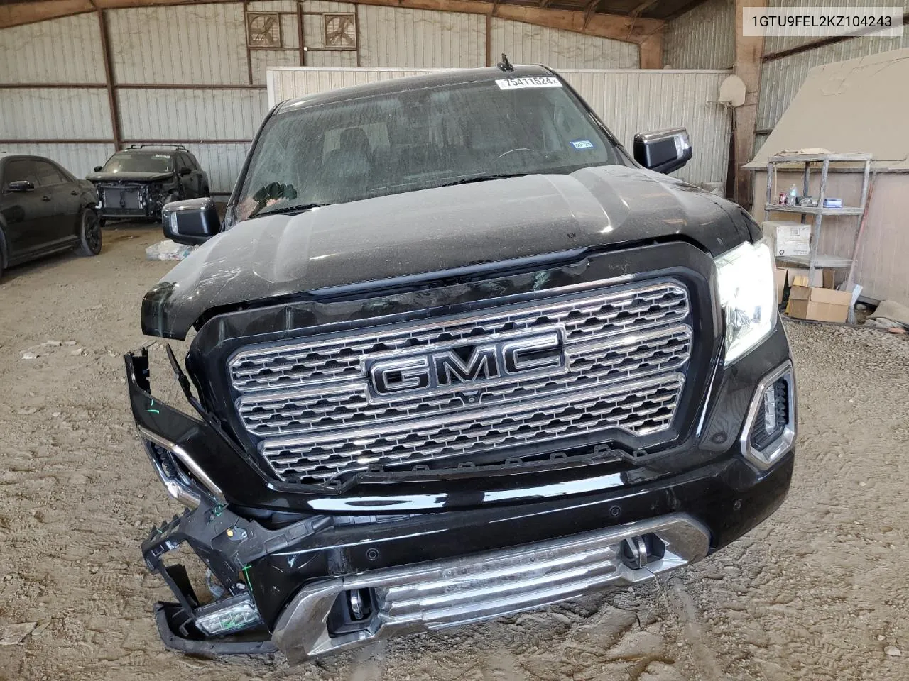 2019 GMC Sierra K1500 Denali VIN: 1GTU9FEL2KZ104243 Lot: 75411524