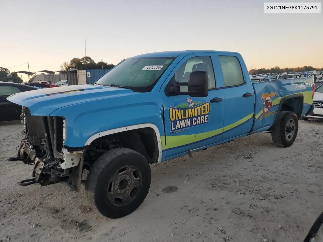 2019 GMC Sierra C2500 Heavy Duty VIN: 2GT21NEG8K1175791 Lot: 75615524