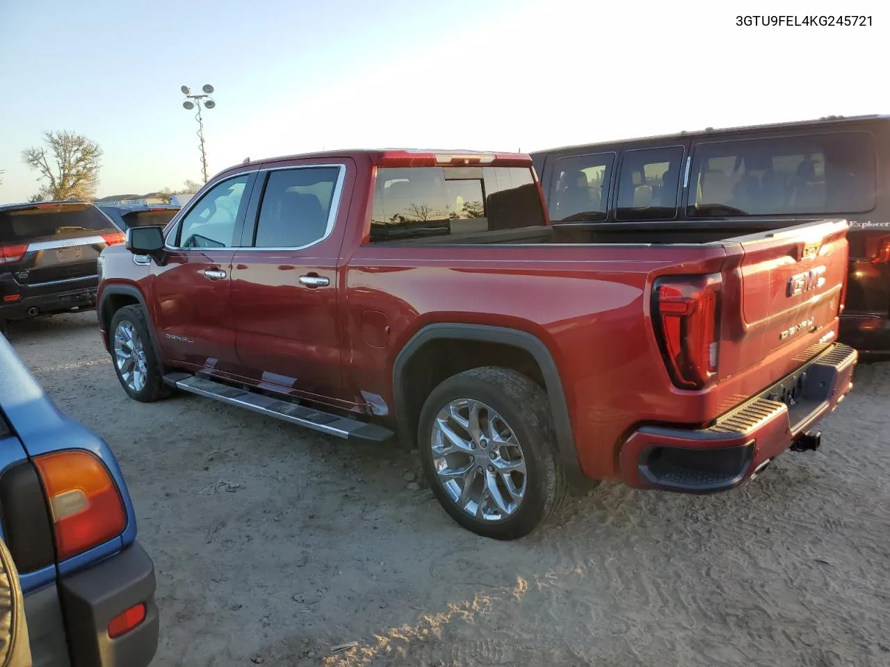 2019 GMC Sierra K1500 Denali VIN: 3GTU9FEL4KG245721 Lot: 75639564