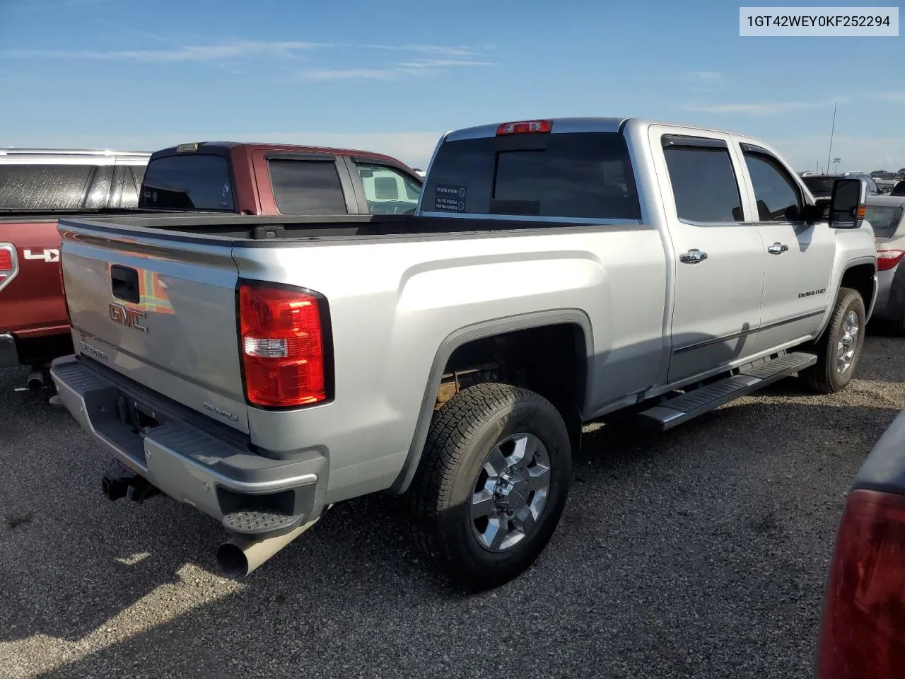 2019 GMC Sierra K3500 Denali VIN: 1GT42WEY0KF252294 Lot: 76052204