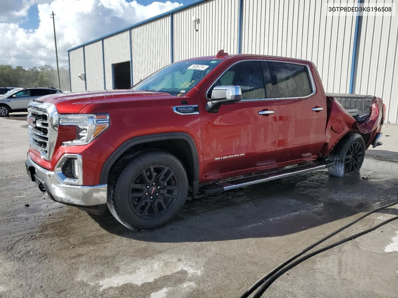 3GTP8DED3KG196508 2019 GMC Sierra C1500 Slt