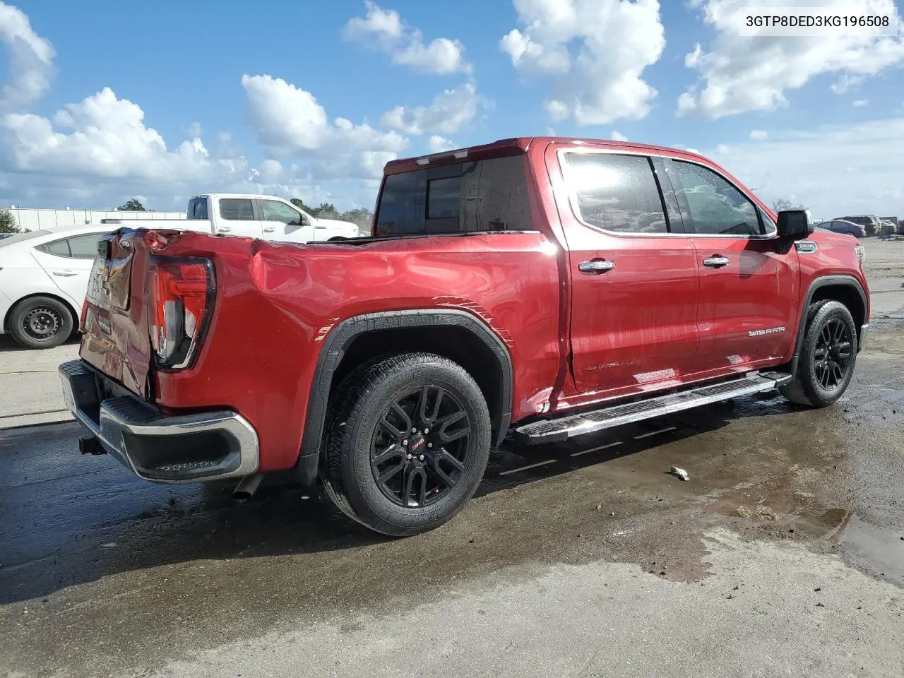 2019 GMC Sierra C1500 Slt VIN: 3GTP8DED3KG196508 Lot: 76086724