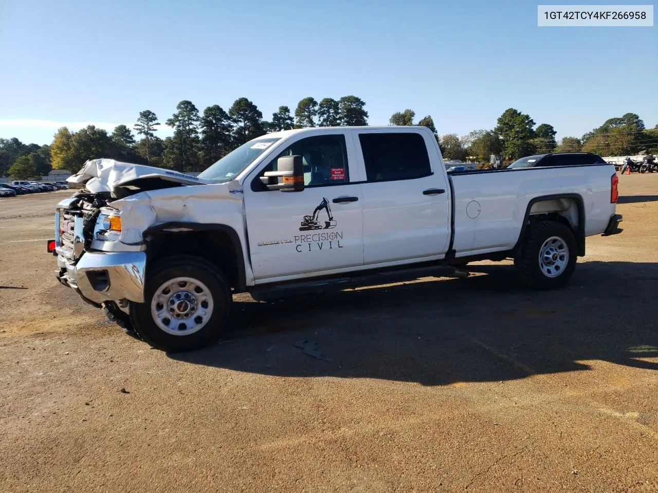 2019 GMC Sierra K3500 VIN: 1GT42TCY4KF266958 Lot: 76258544