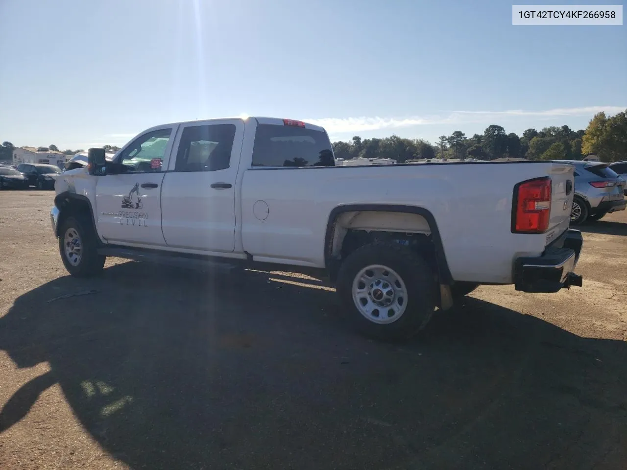 2019 GMC Sierra K3500 VIN: 1GT42TCY4KF266958 Lot: 76258544