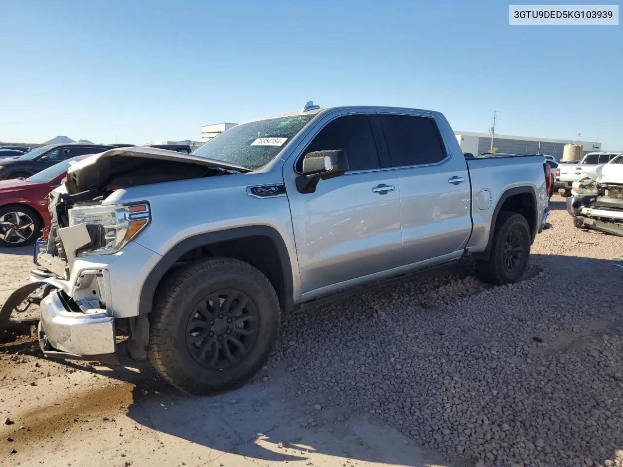 3GTU9DED5KG103939 2019 GMC Sierra K1500 Slt