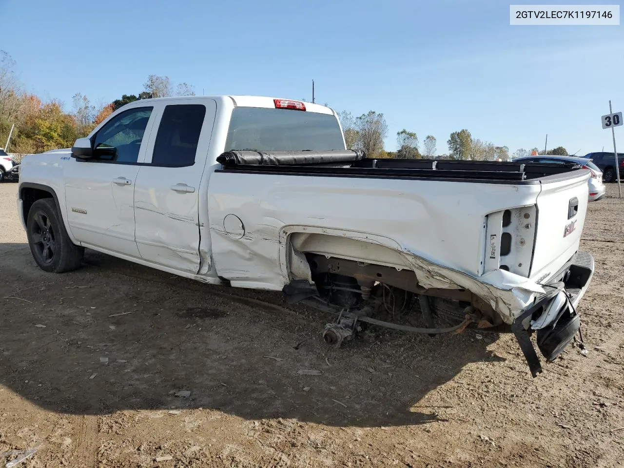 2019 GMC Sierra Limited K1500 VIN: 2GTV2LEC7K1197146 Lot: 76446244